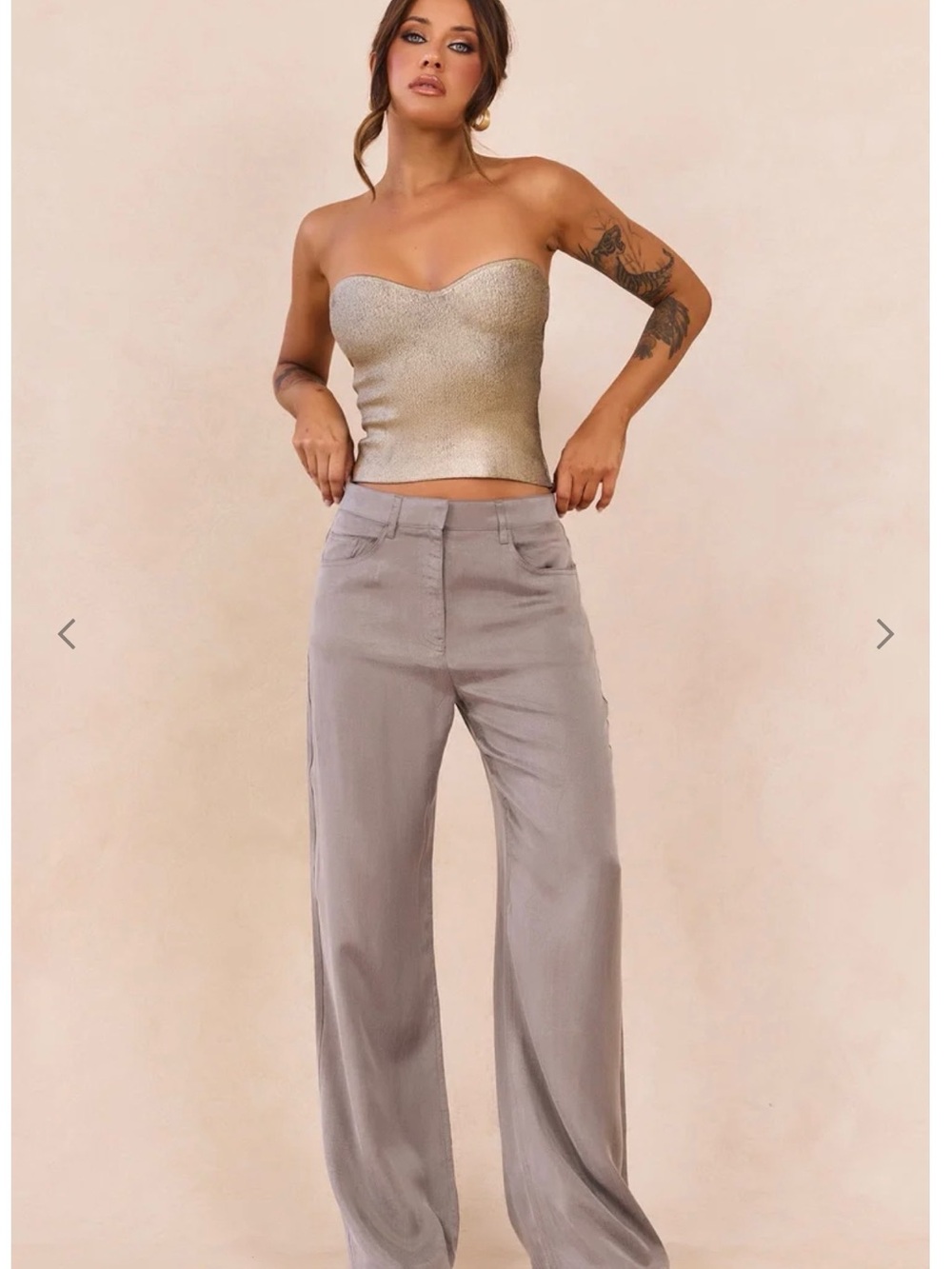 Mermaid off duty Breezes In Sunset Foil Knit Top